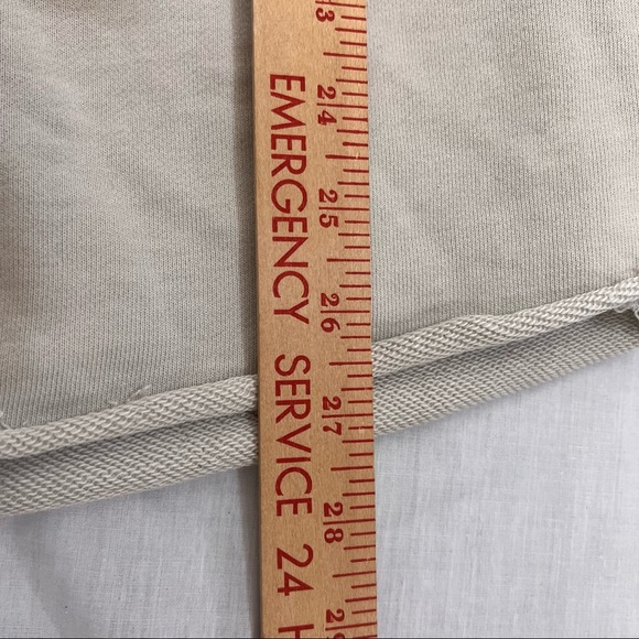 Forever 21 Women’s French Terry Oversized Shacket Button Up Beige Sz S Minimal - Picture 6 of 10